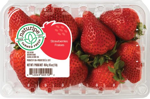Naturipe Farms strawberries in packaging. Photo courtesy of Naturipe Farms.